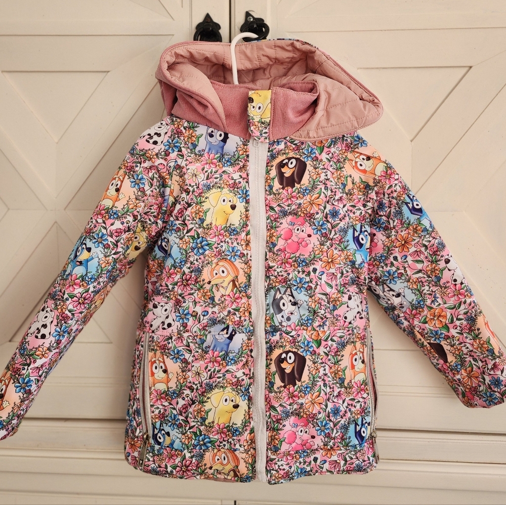 BLUEY coat Botique Handmade